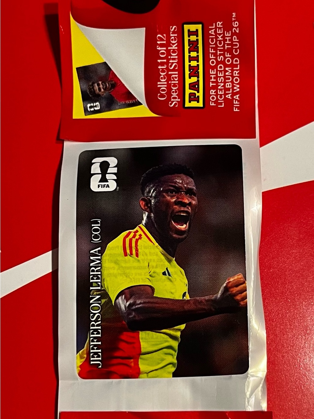 Panini FIFA World Cup26 Jefferson Lerma Colombia Usa/Latam CocaCola Real sticker